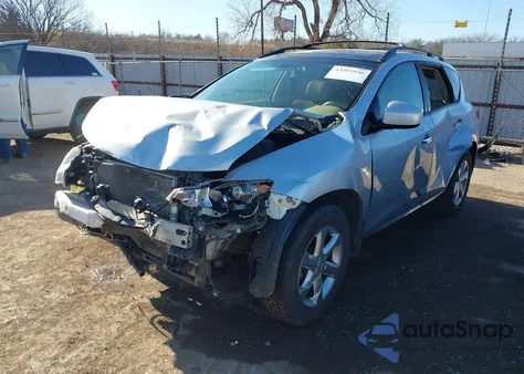 2009 Nissan Murano Sl from USA, damaged, VIN JN8AZ18U29W015766